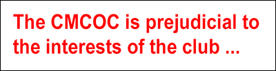 The Shoalhaven Bushwalkers committee Members Code of Conduct is prejudicial to the interests of the club