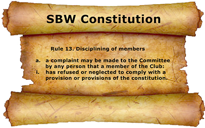Rule 13 of the Shoalhaven Bushwalkers constitution