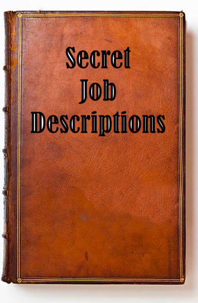 Are there secret job descriptions?