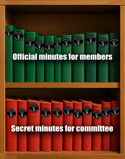 Two sets of minutes - cool and normal